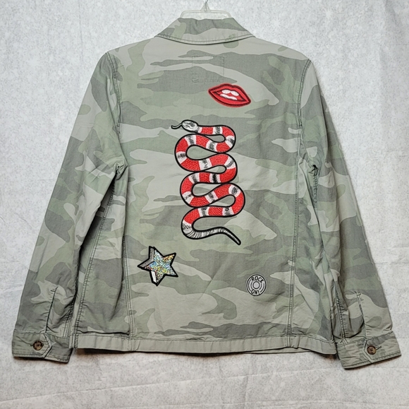 Stay Weird Camouflage Jacket
